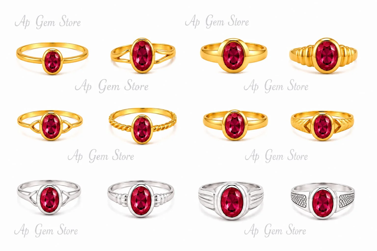 Ruby Stone Rings